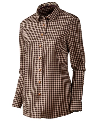 Рубашка Selja Lady L/S Bright port check