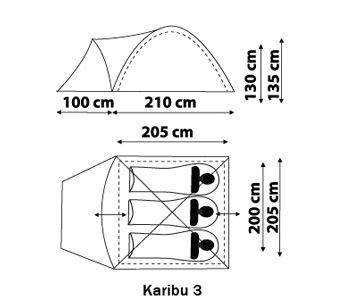 Палатка Karibu 3