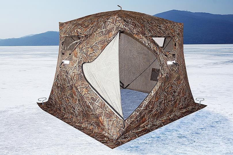 Палатка для зимней рыбалки CAMO PIRAMID, 230*230, высота 200см